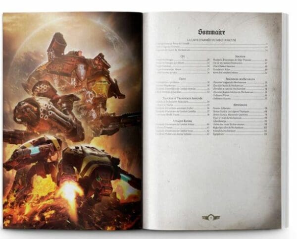 LIBER MECHANICUM?: LIVRE D’ARMÉE FORCES DE L’OMNIMESSIE FR – Image 2