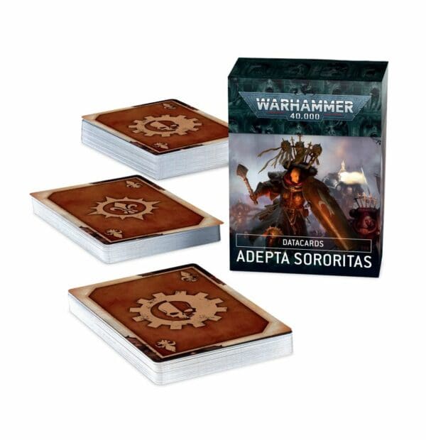 DATACARDS: ADEPTA SORORITAS (ANGLAIS)