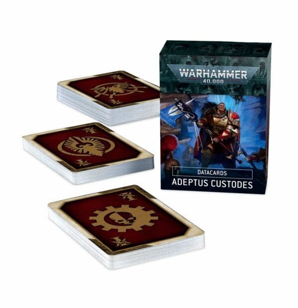 DATACARDS: ADEPTUS CUSTODES (ANGLAIS)