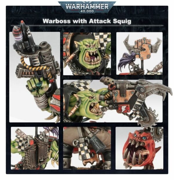 BOSS DE GUERRE ORK AVEC SQUIG D'ATTAK' – Image 3