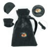 SAC CUIR- OEIL DU DÉMON - ORANGE