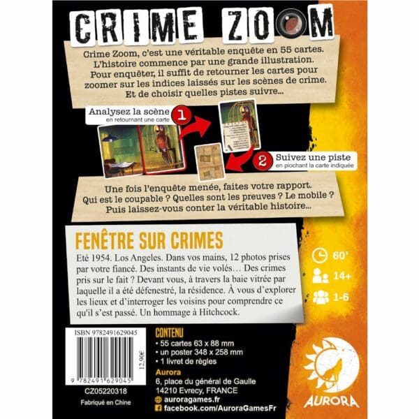 CRIME ZOOM : FENÊTRE SUR CRIMES – Image 2