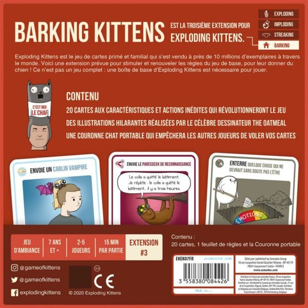 EXPLODING KITTENS : BARKING KITTENS (EXT) – Image 2