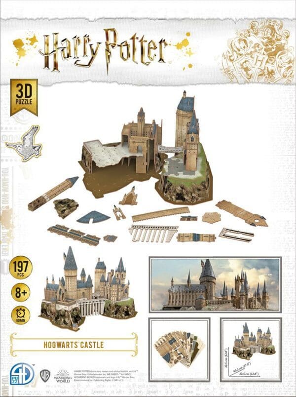 3D MODEL KIT H. POTTER : LE CHÂTEAU DE POUDLARD™ – Image 3