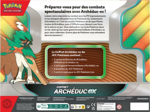 POKÉMON : COFFET ARCHÉDUC-EX OCTOBRE 2024 – Image 2