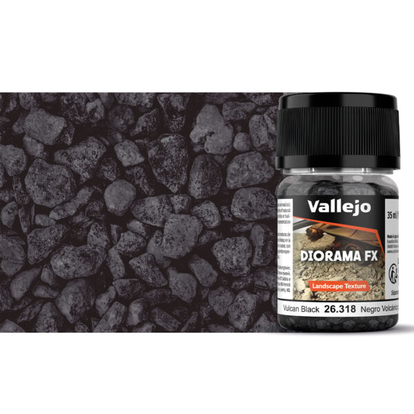 VULCAN BLACK - NOIR VOLCAN 2-5MM