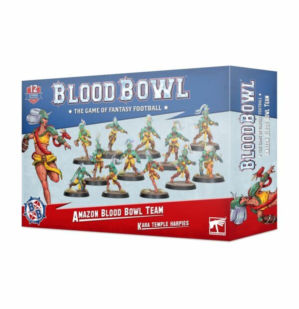 ÉQUIPE D'AMAZONES POUR BLOOD BOWL : KARA TEMPLE HARPIES