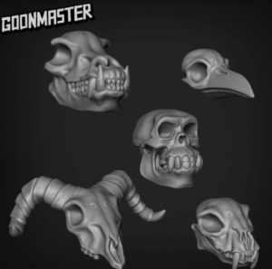 GOON MASTER BASING BITS  SKULLS X40
