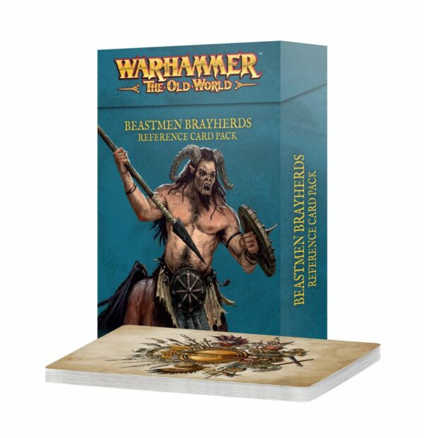 BEASTMEN BRAYHERDS REFERENCE CARD PACK (ANGLAIS)
