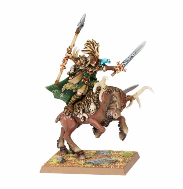 NOBLE ELFE SYLVAIN SUR GRAND CERF