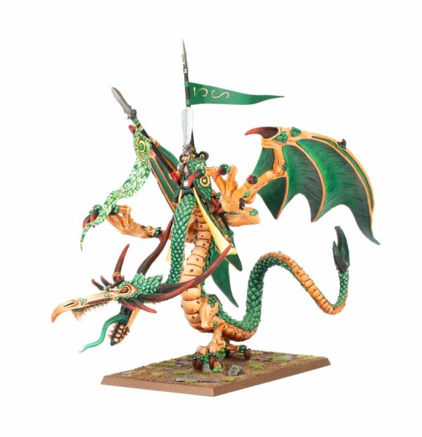 NOBLE ELFE SYLVAIN SUR DRAGON DES FORÊTS