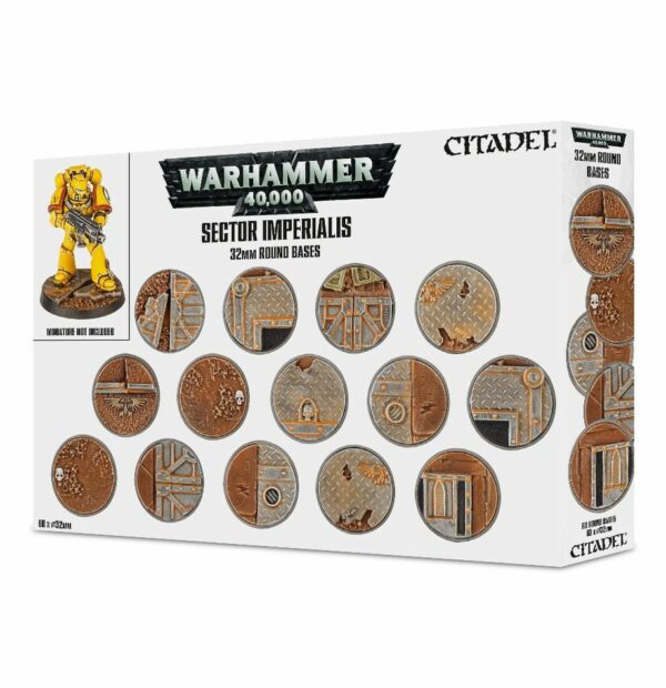 SECTOR IMPERIALIS: SOCLES RONDS DE 32MM