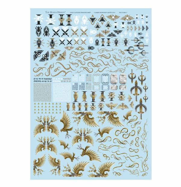 LEGIO CUSTODES TRANSFER SHEET