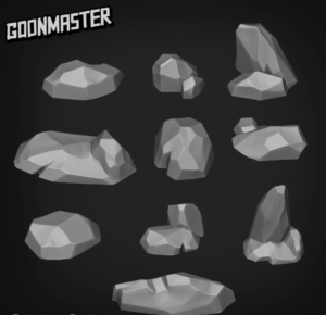 BASING BITS - SMALL ROCKS GOONMASTER X80