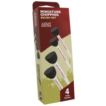 MINIATURE CHIPPING BRUSH SET ARMY PAINTER